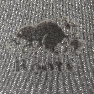 Roots Canada Full Zip Fleece Hoodie Jacket Relaxed Fit Outdoor Rugged  Sz Small